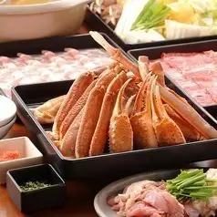 たらば蟹・本ずわい蟹・紅ずわい蟹 食べ放題コース！＜全63品＞！17599円(税込)