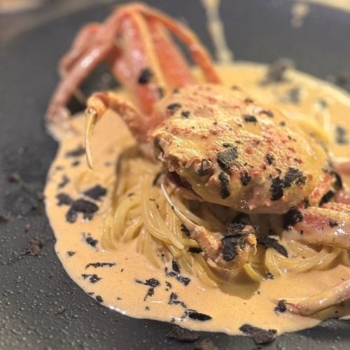 【超人気！】蟹の濃厚クリームパスタ