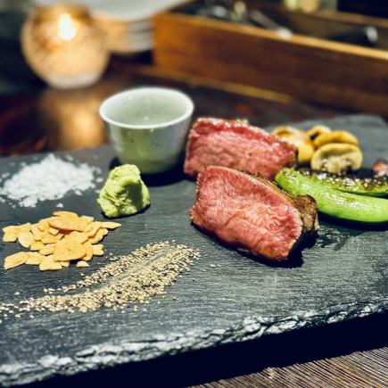 2 people or more [Full course in a hidden private room] Matsusaka beef steak & crab cream pasta included / Limited to 1 group per day