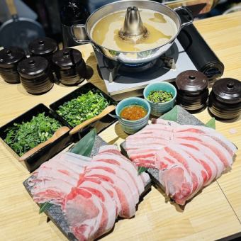 【OPEN記念｜4,400円→2,600円】飲み放題付きしゃぶしゃぶコース