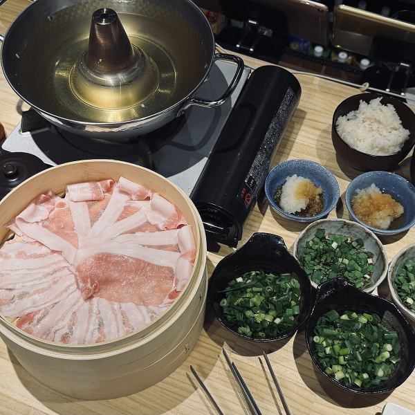 アグーしゃぶしゃぶセット一人前