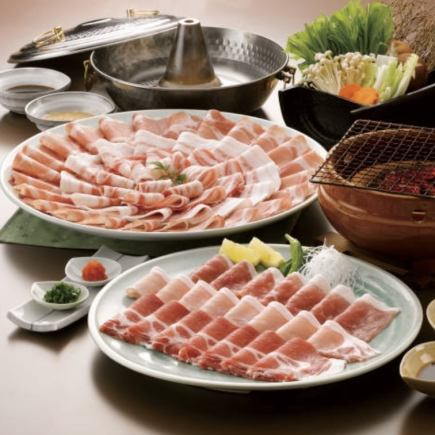 【宴会コース】アグーしゃぶしゃぶ＋贅沢小鉢10品以上＋プレミアム飲み放題120分