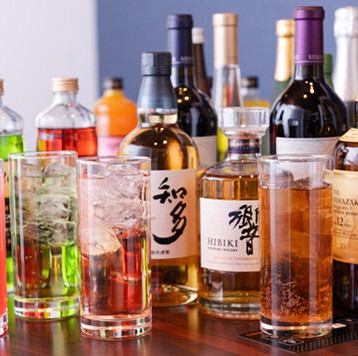 多彩なドリンクが楽しめる