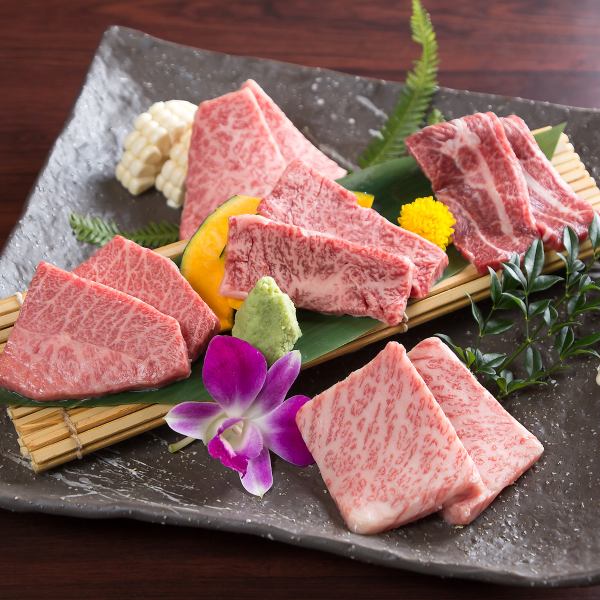 ≪最上級A5ランクの黒毛和牛使用≫黒毛和牛本来の旨味・甘味を堪能する”厳選お肉盛合せ 5種盛り”