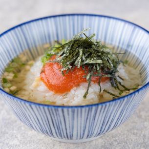 Ochazuke (plum, salmon, pollack roe)