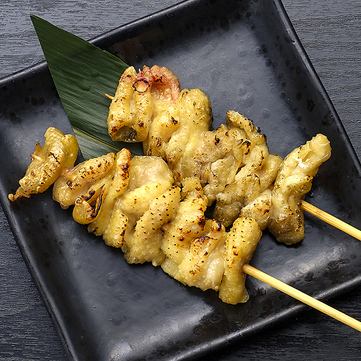 [Yakitori] Chicken skin skewers