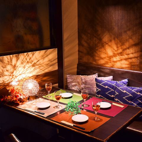 We have many private rooms where you can relax and unwind...♪ Perfect for small drinking parties ◎