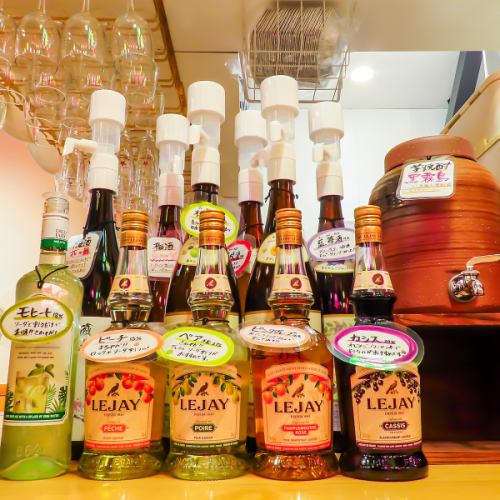ドリンクのメニューも豊富
