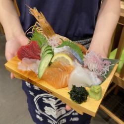 本日の刺身ちょい盛り
