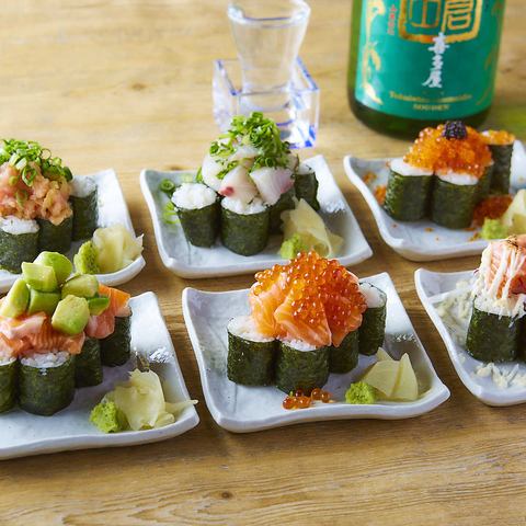 You can drink alcohol with sushi!!