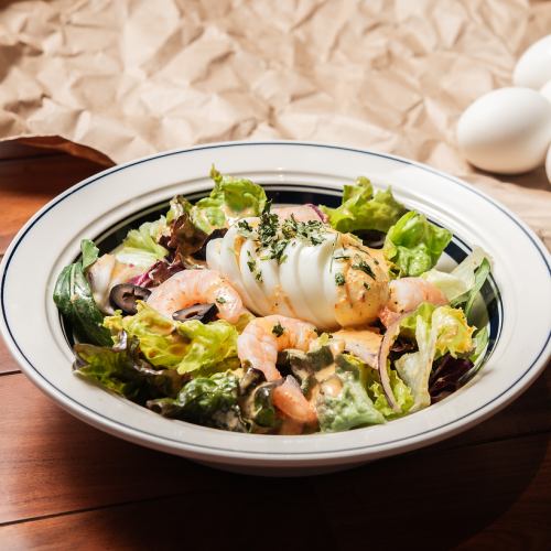 Shrimp Egg Cobb Salad