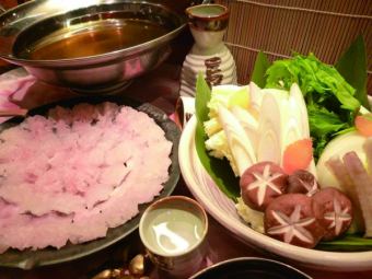 旬の華会席6000(税込) +90飲み放題付7000円(税込)
