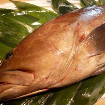 Grouper hotpot course: 9,000 yen, all-you-can-drink: 10,000 yen (tax included)