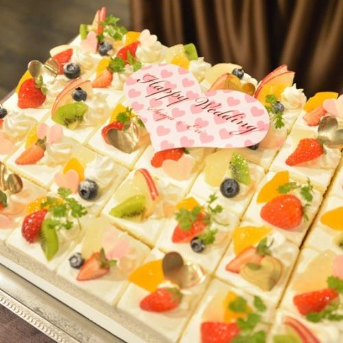 After-party plan for 30 people or more includes wedding cake ☆ Company banquet plan allows you to order a celebration cake for +15,000 yen!