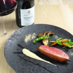 滝川産鴨肉のロティ