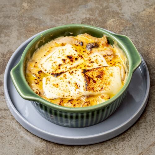 4種きのことポルチーニクリームのマカロニグラタン