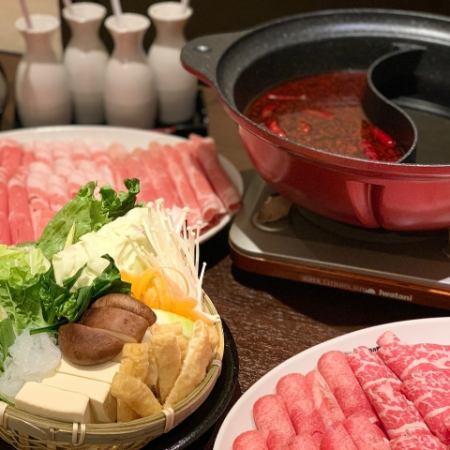 高級涮鍋套餐♪ 3,280日圓