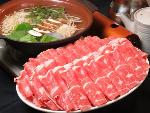 Shabu-shabu 9 kinds of meat!