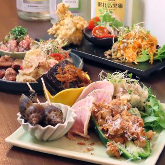 ≪月～木限定≫大将おまかせコース　名物おばんざい盛りや鉄板料理＋100分飲み放題　5,000円