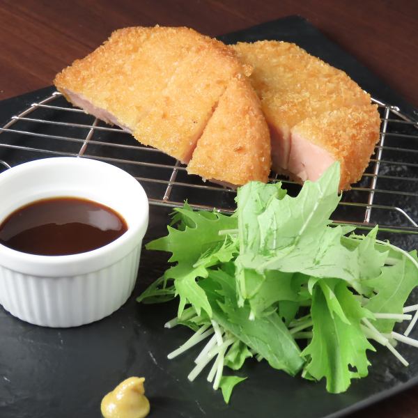 【ボリューム満点】厚切りハムカツ<1650円(税込)>