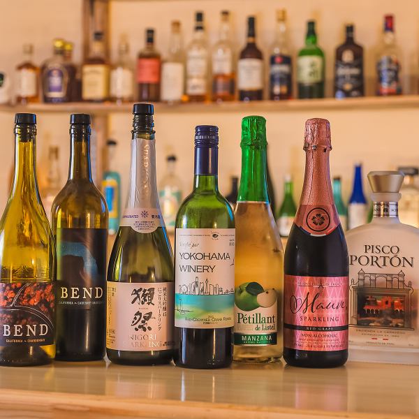 日本酒&ウイスキーなど多彩なドリンクラインナップ
