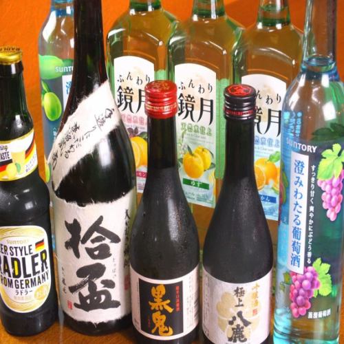 Courses with all-you-can-drink start from 4,000 yen