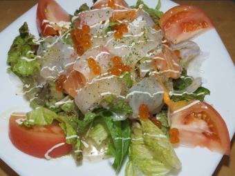 海鮮生魚片沙拉