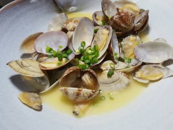 Clam butter/Steamed clams with sake