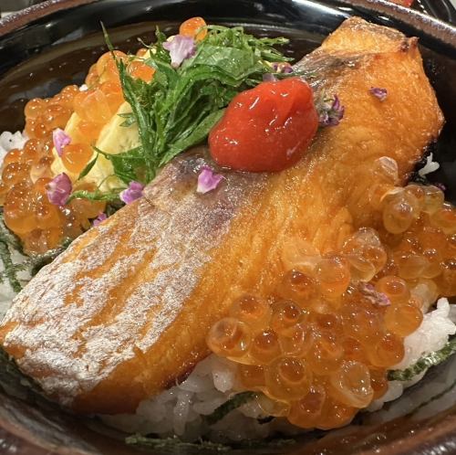 鮭いくら丼