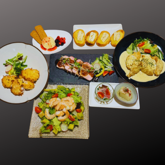 【忘年会におすすめ】洋風あひるコース【ご宴会プラン】