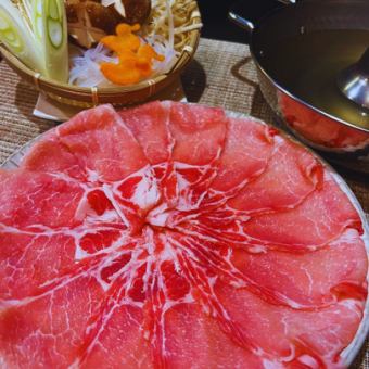 Hokkaido brand pork shabu-shabu