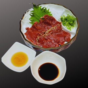 Hokkaido beef heart sashimi