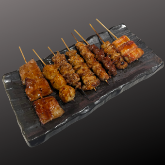 Assorted skewers (8 skewers)