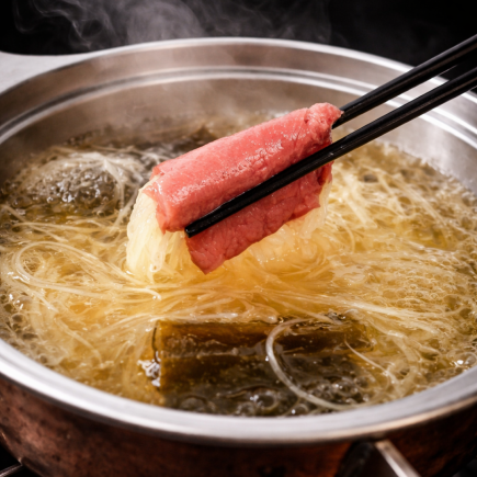 [Recommended for welcome and farewell parties] "3-second shabu-shabu" and charcoal-grilled low-temperature aged beef tongue course [120-minute all-you-can-drink included]