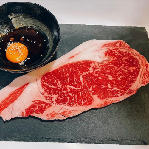 Grilled beef loin