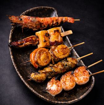 Assorted Seafood Skewers