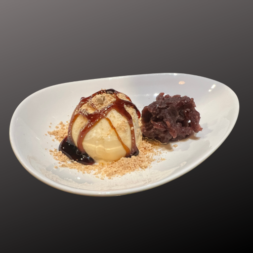 Black honey kinako ice