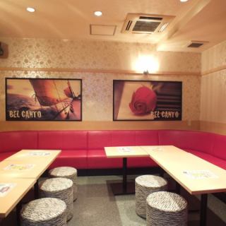 If you are going to have a private party, please use the clean room bel canto.The seats are spacious sofa seats so you can relax ◎