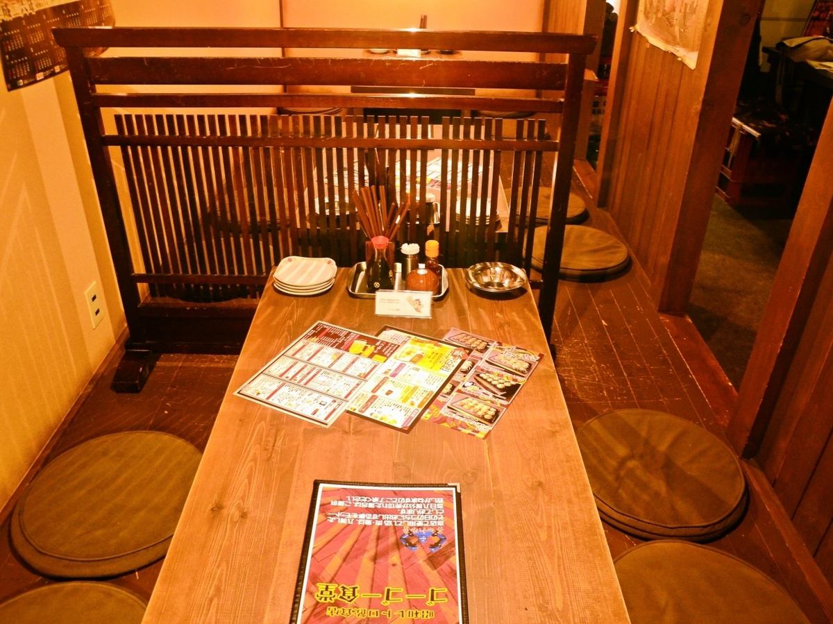 当店はほぼ全席個室！2名様からご利用いただけます！