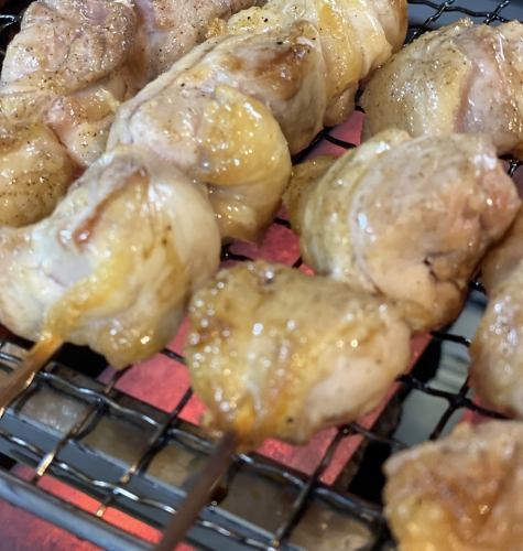 北海道産生肉で仕上げる焼き鳥