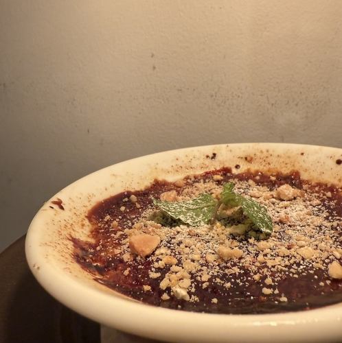 Sweet potato creme brulee