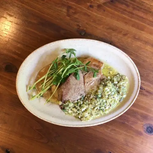 8.9月ランチ　ローストポーク　ラヴィゴットソース