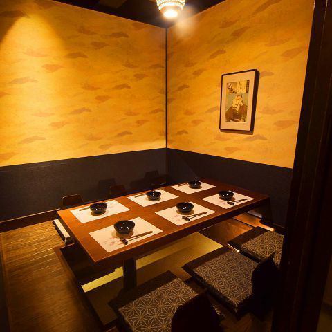 This is a very popular private room! Please use it for banquets and drinking parties around Sendai Station.Early booking is recommended as this is a popular room.