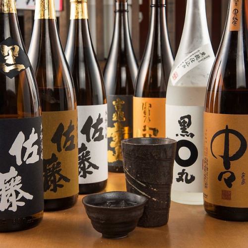 Brand name shochu and sake available◎
