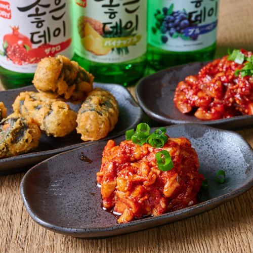 Enjoy authentic Korean food ♪