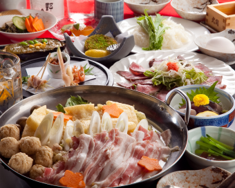 【嵯峨野コース】個々盛のお料理9品[2時間飲み放題付き]6600円(税込)