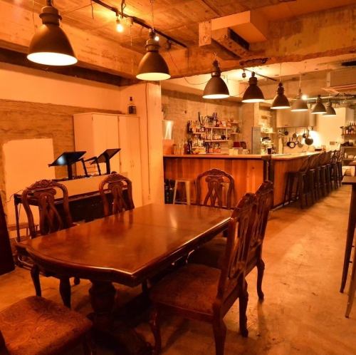 お洒落な雰囲気の店内
