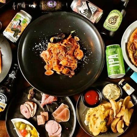 【女子会や宴会に◎】旬食材を活かした創作料理×クラフトビールやワインが楽しめる◎