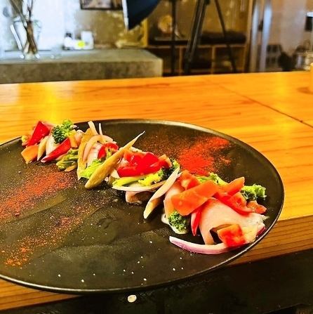 本日の鮮魚カルパッチョ