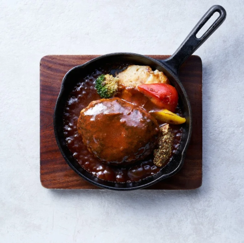 ○All hamburger steaks are 150g in size.